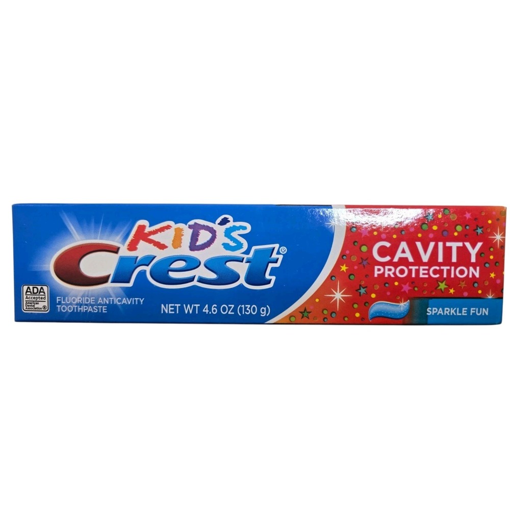 Kid's CREST Cavity Protection Sparkle Fun Toothpaste 4.6 oz.each NIB